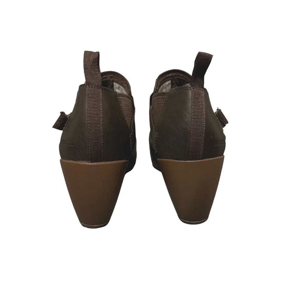 Merrell Evera Rush Ankle Booties Women 10 Espresso Brown Leather